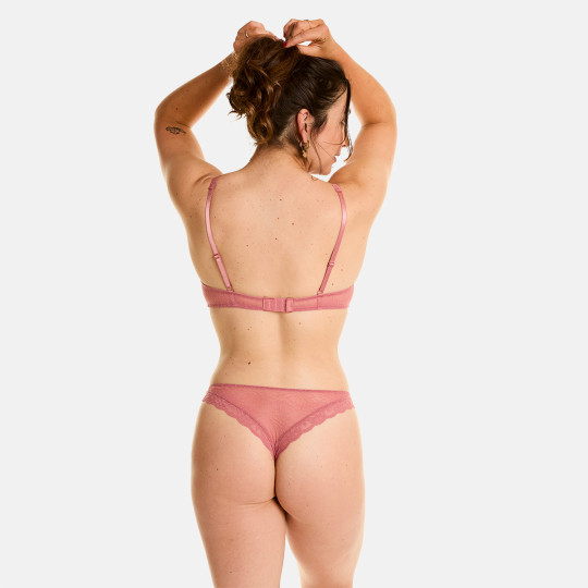 Soutien-gorge sans armatures terracotta Danseuse