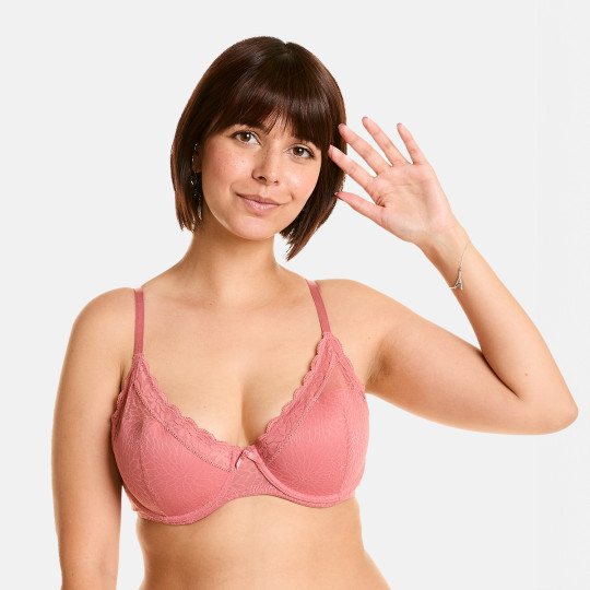 Soutien-gorge ampliforme terracotta Danseuse