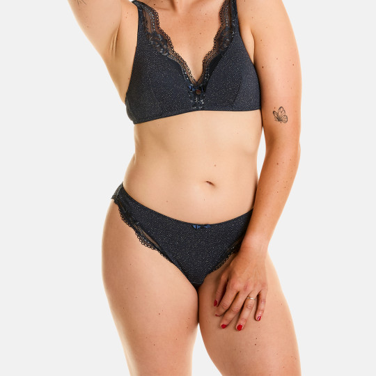Tanga gris Desordre