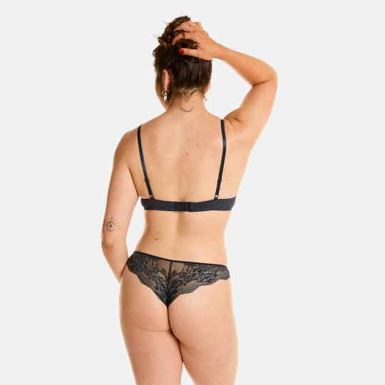 Tanga gris Desordre