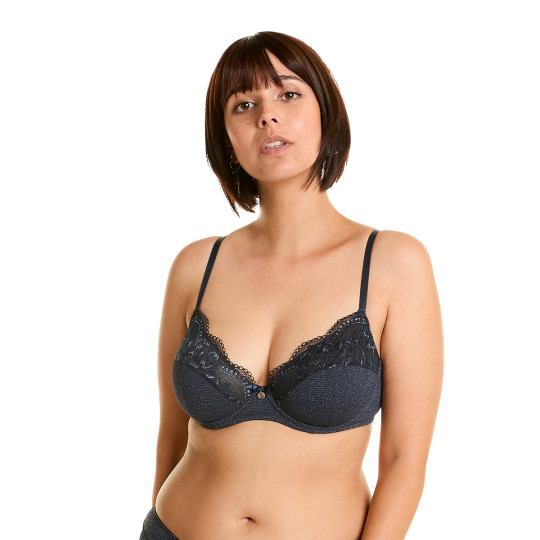 Soutien-gorge corbeille gris Desordre