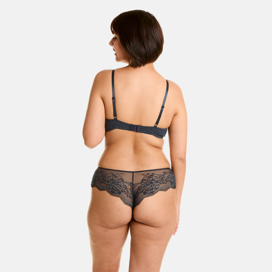 Soutien-gorge corbeille gris Desordre