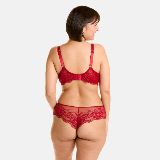 Shorty tanga rouge Desordre