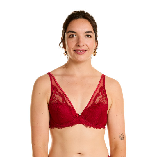 Soutien-gorge ampliforme rouge Desordre