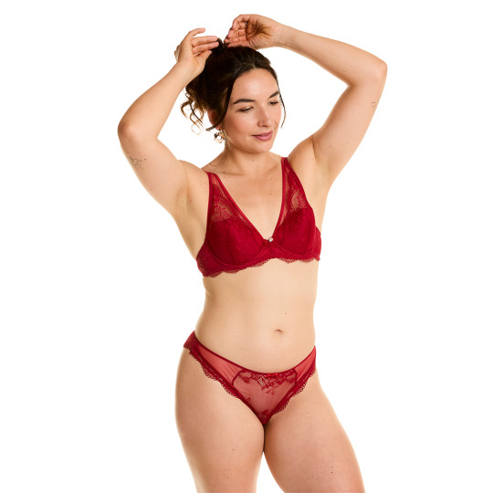 Soutien-gorge ampliforme rouge Desordre