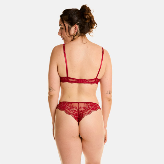 Soutien-gorge ampliforme rouge Desordre