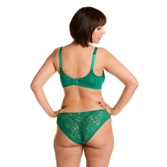 Soutien-gorge à armatures grand maintien vert Eclat