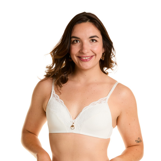 Soutien-gorge ampliforme souple ivoire Edito