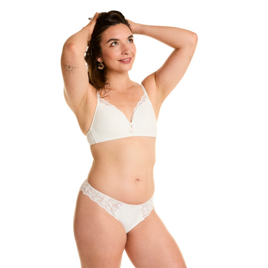 Soutien-gorge ampliforme souple ivoire Edito