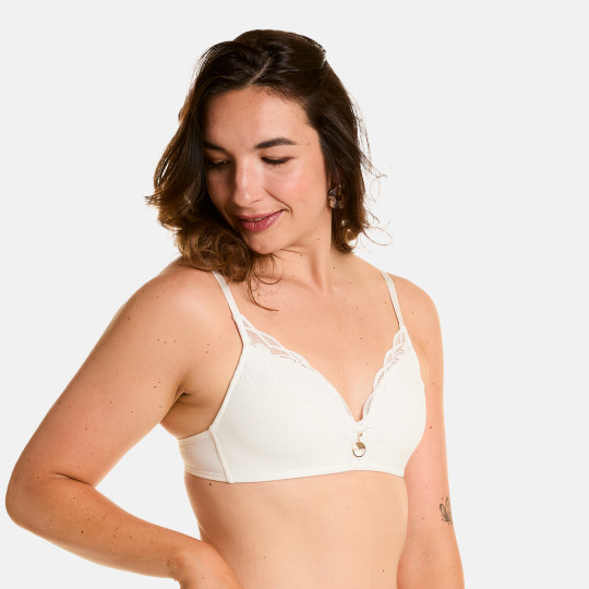 Soutien-gorge ampliforme souple ivoire Edito