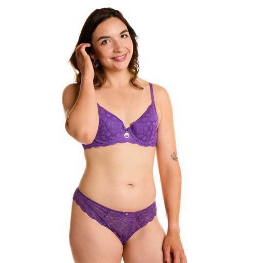 Tanga violet Edito