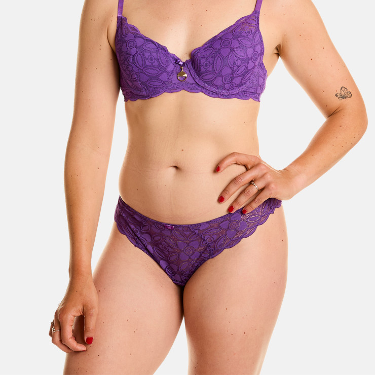 Tanga violet Edito