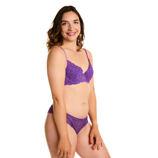 Soutien-gorge ampliforme violet Edito