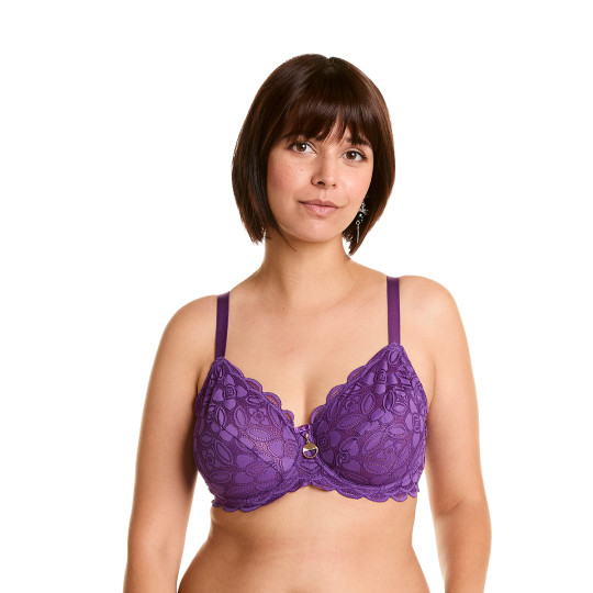 Soutien-gorge à armatures grand maintien violet Edito