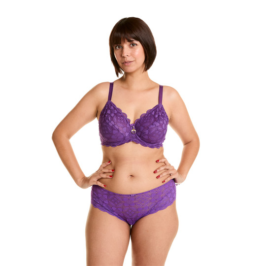 Soutien-gorge à armatures grand maintien violet Edito