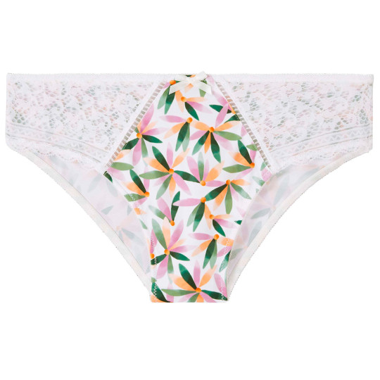 Culotte blanc imprimé Ella