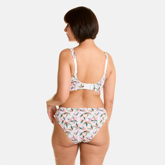 Culotte blanc imprimé Ella