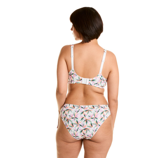 Soutien-gorge à armatures grand maintien blanc imprimé Ella