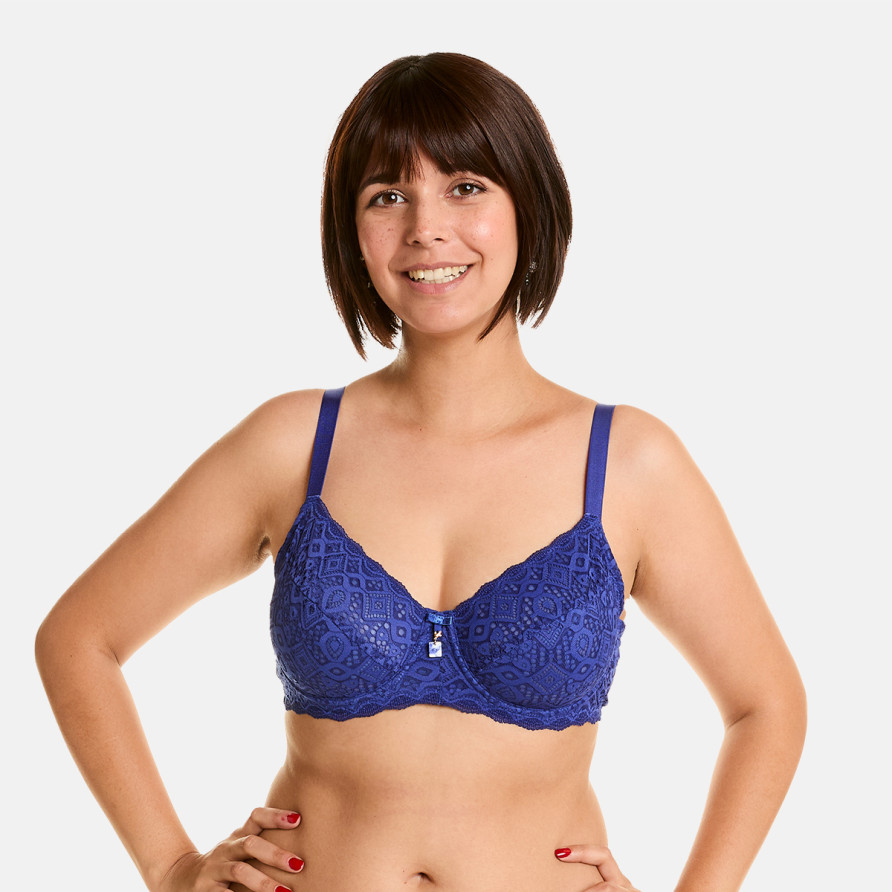 Soutien-gorge à armatures grand maintien bleu Eternelle