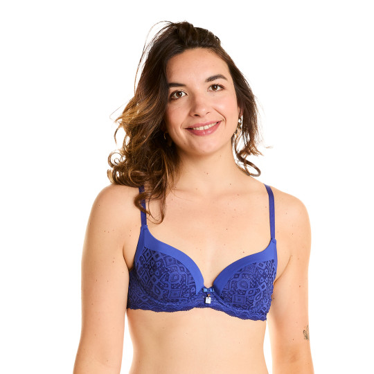Soutien-gorge ampliforme bleu Eternelle