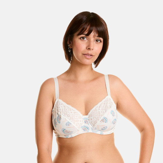 Soutien-gorge à armatures grand maintien ivoire Eternelle