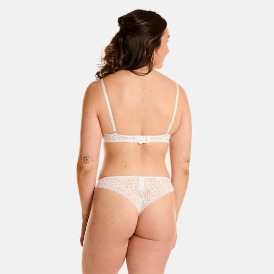 Soutien-gorge ampliforme souple ivoire Eternelle