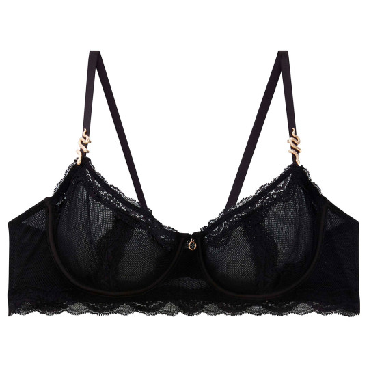 Soutien-gorge corbeille noir Poison