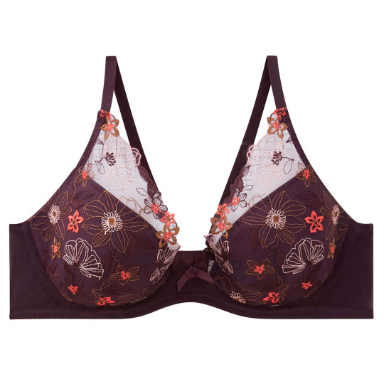 Soutien-gorge ampliforme prune Santal