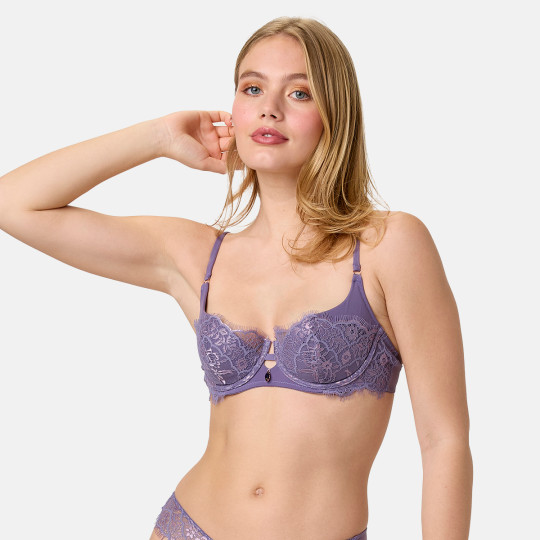 Soutien-gorge coques moulées violet Aromatique
