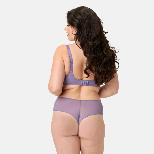 Soutien-gorge armatures grand maintien violet Aromatique