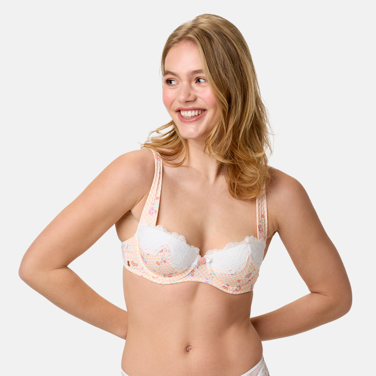 Soutien-gorge coques moulées blanc Camomille