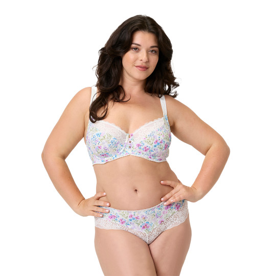 Soutien-gorge armatures grand maintien ivoire Dahlia