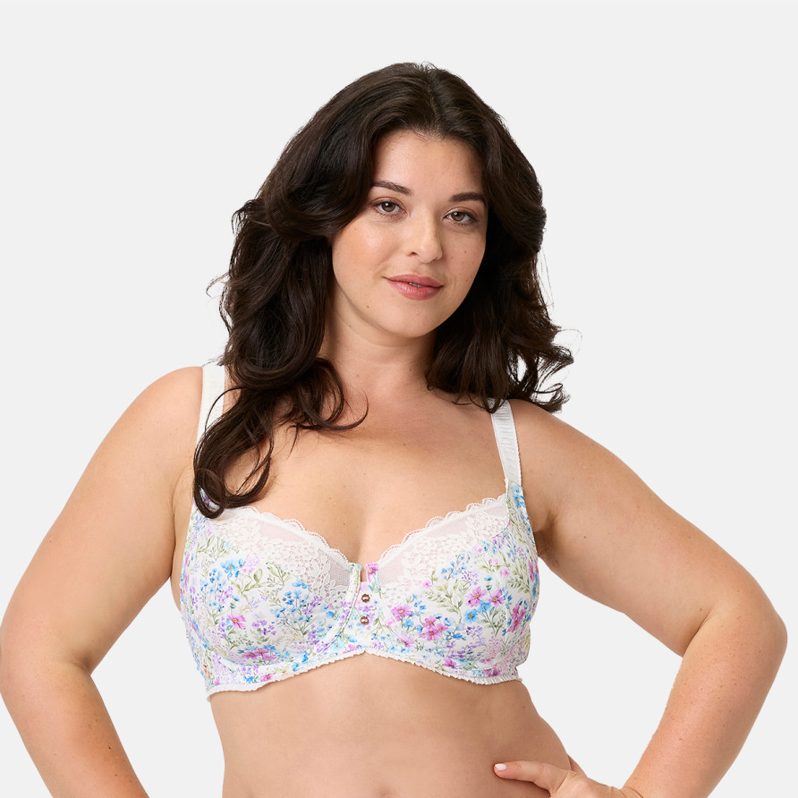 Soutien-gorge armatures grand maintien ivoire Dahlia