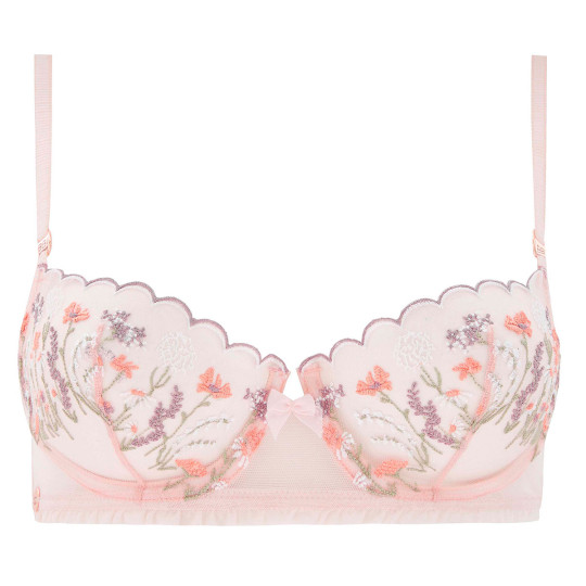 Soutien-gorge coques armatures poudre Floraison