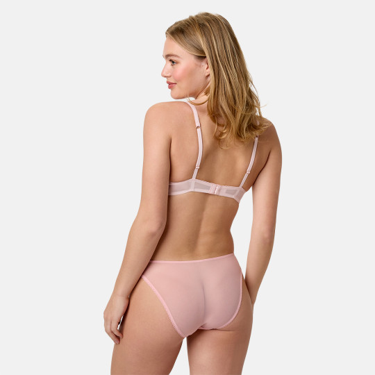 Soutien-gorge coques armatures poudre Floraison