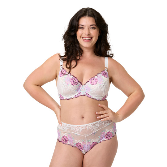 Soutien-gorge armatures grand maintien ivoire Glycine