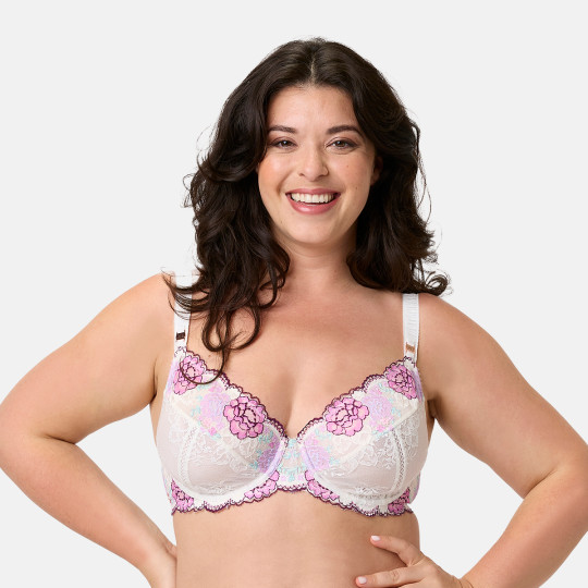 Soutien-gorge armatures grand maintien ivoire Glycine