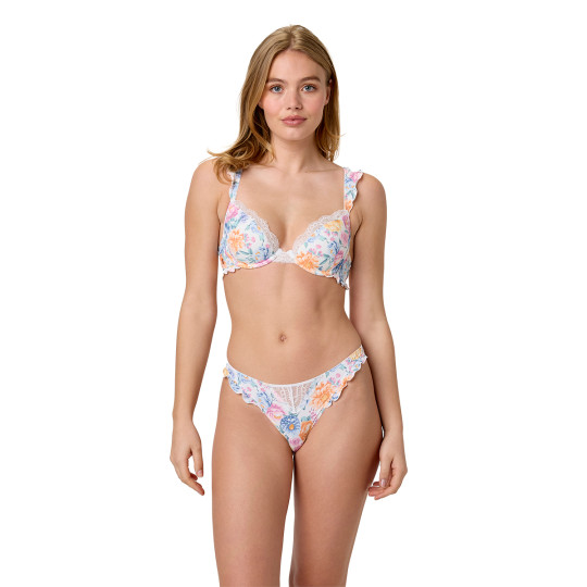 Soutien-gorge coques moulées ivoire Jardin