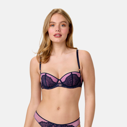 Soutien-gorge coques moulées bleu marine Nectar