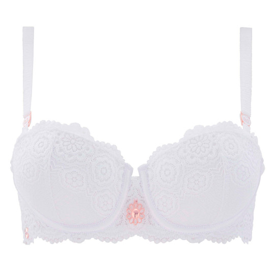 Soutien-gorge coques moulées blanc Rosee