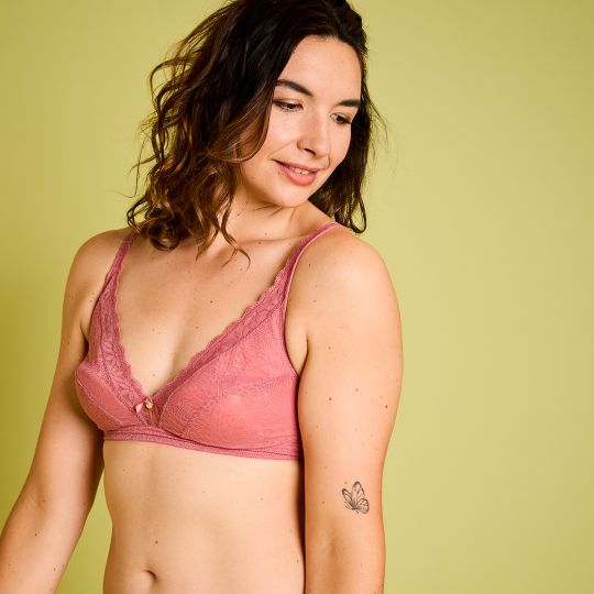 Soutien-gorge sans armatures terracotta Danseuse