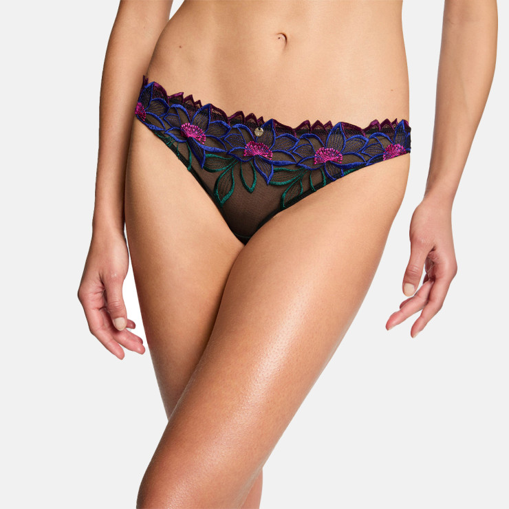 Tanga noir Angelica
