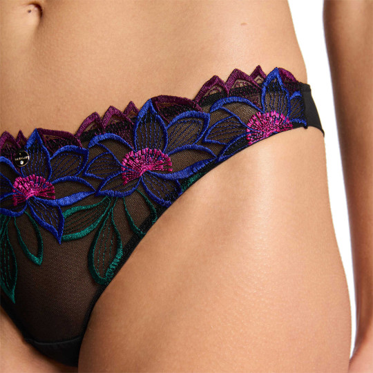 Tanga noir Angelica