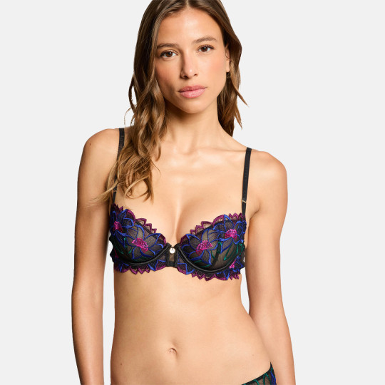 Soutien-gorge armatures noir Angelica