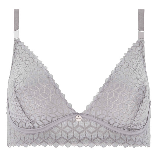 Soutien-gorge souple argent Carolina