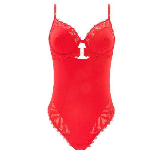 Body tanga rouge Claudia