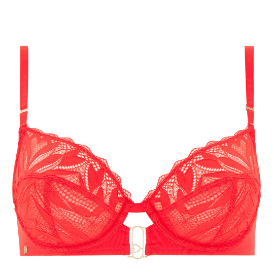 Soutien-gorge armatures rouge Claudia