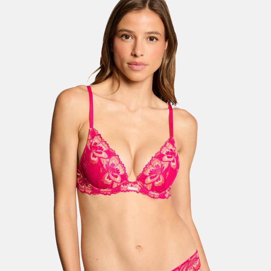 Soutien-gorge coques moulées rose Elisa