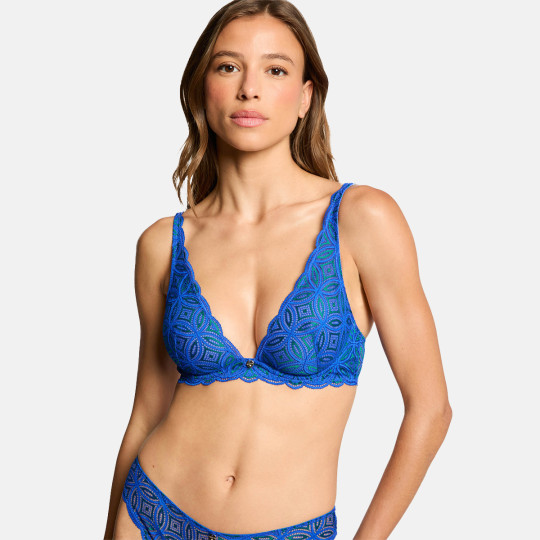 Soutien-gorge armatures bleu Emma