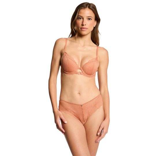Soutien-gorge coques moulées caramel Garance